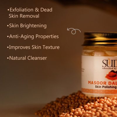 Handmade Suds Masoor Dal Ubtan, Skin Polishing, Natural Cleanser - Image 4