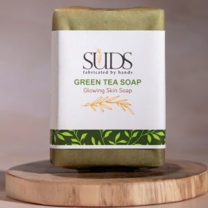 Handmade Suds Green Tea glowing skin soap, 100 gm