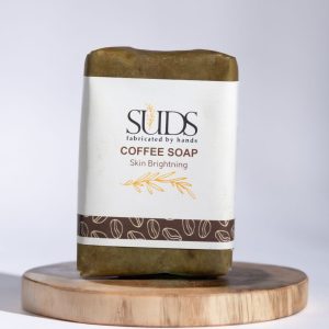 SUDS Coffee Soap, Skin Brightening, Exfoliating, Handmade, 100gm