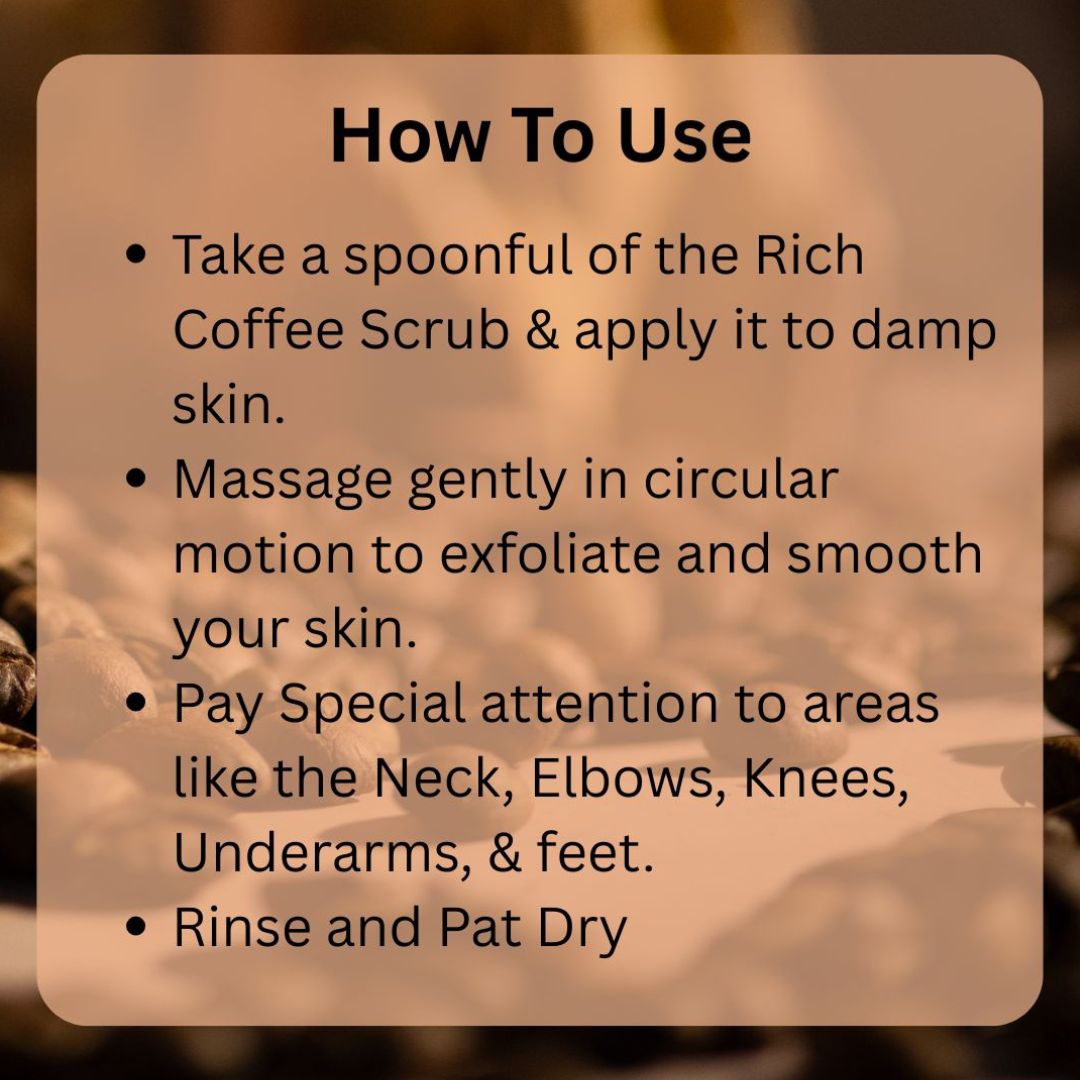 Handmade Suds Rich Coffee Exfoliating Scrub - Image 3