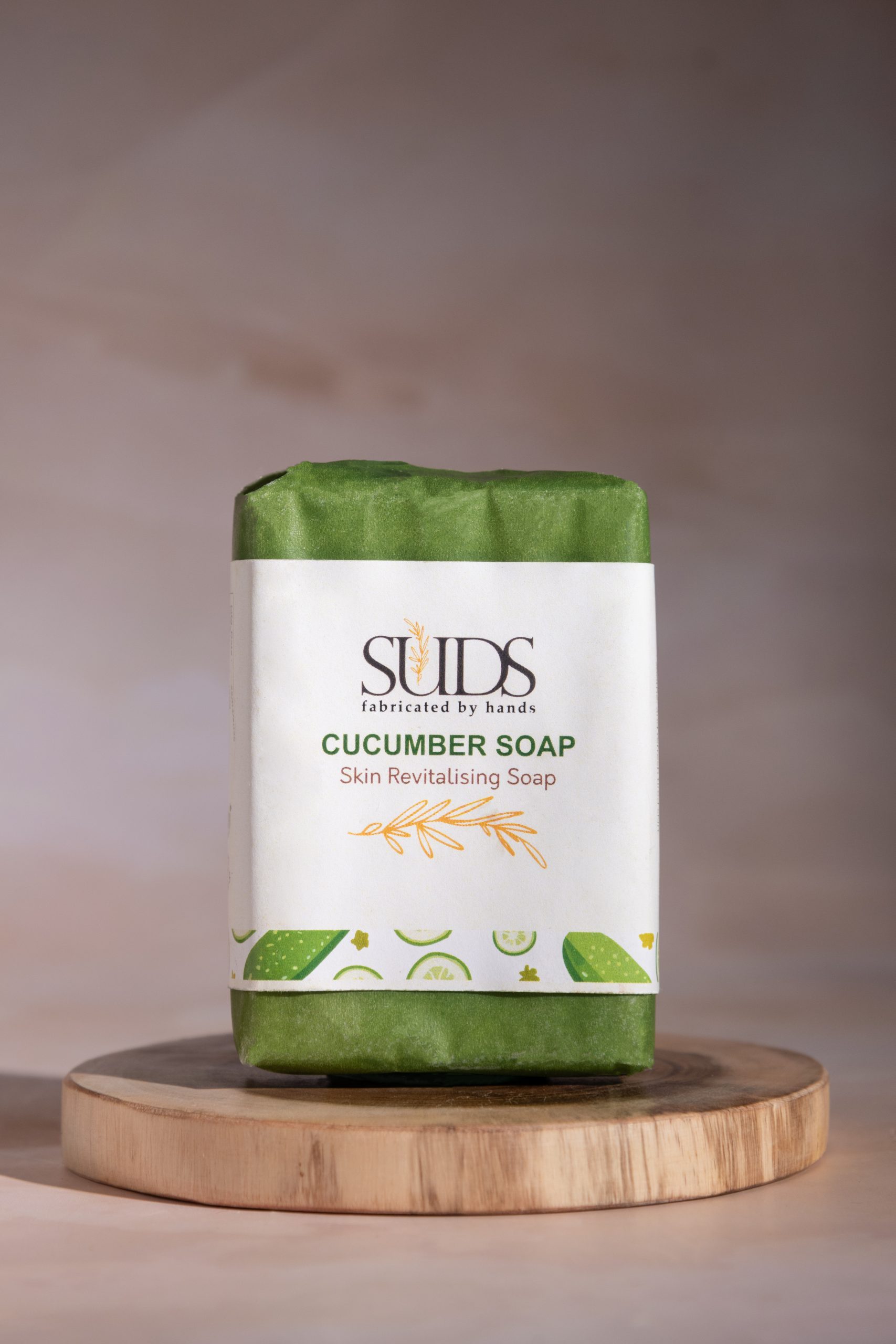 Handmade Suds Cucumber soap, 100 gm
