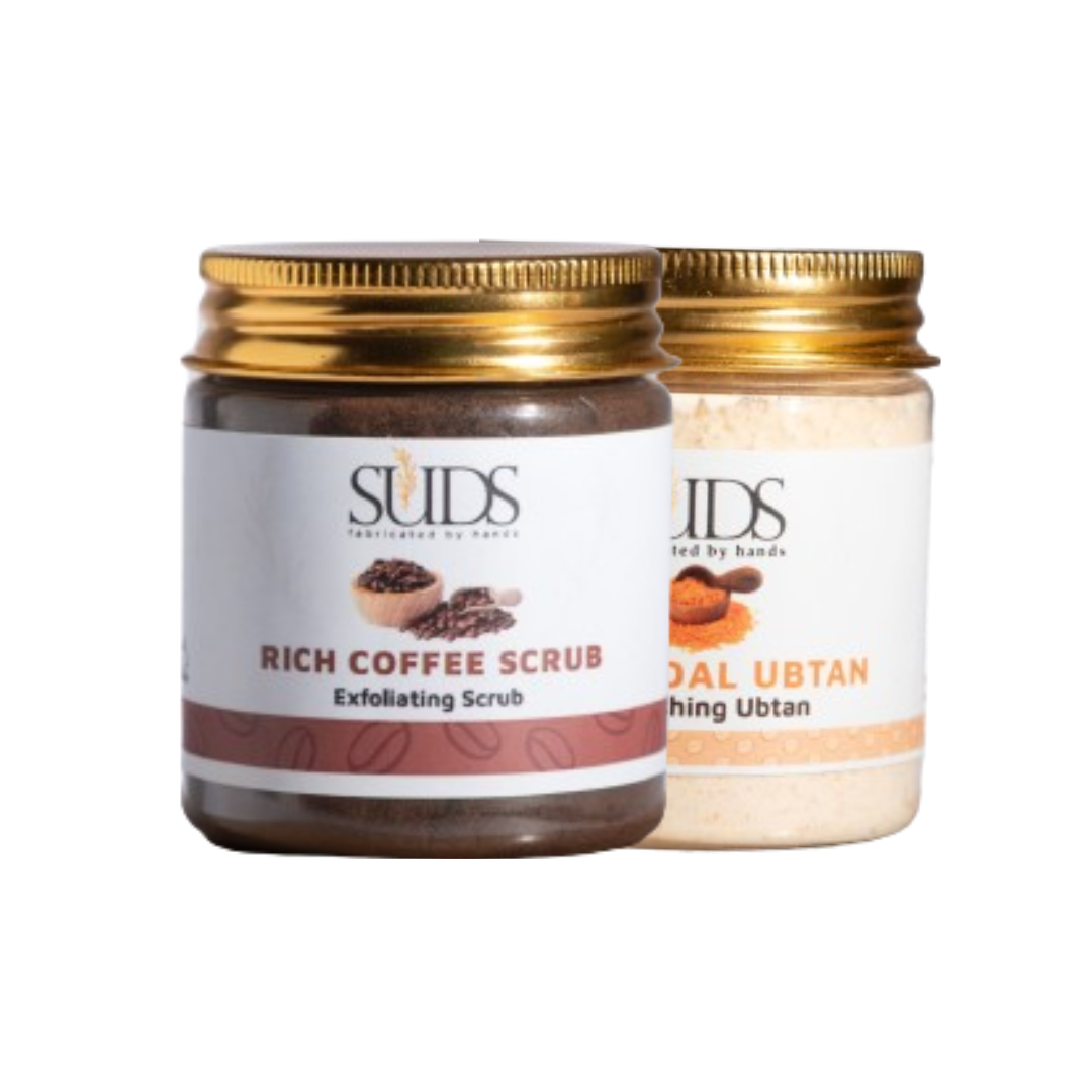 Suds Combo Offer Masoor Dal Ubtan with Rich Coffee Scrub - Image 2